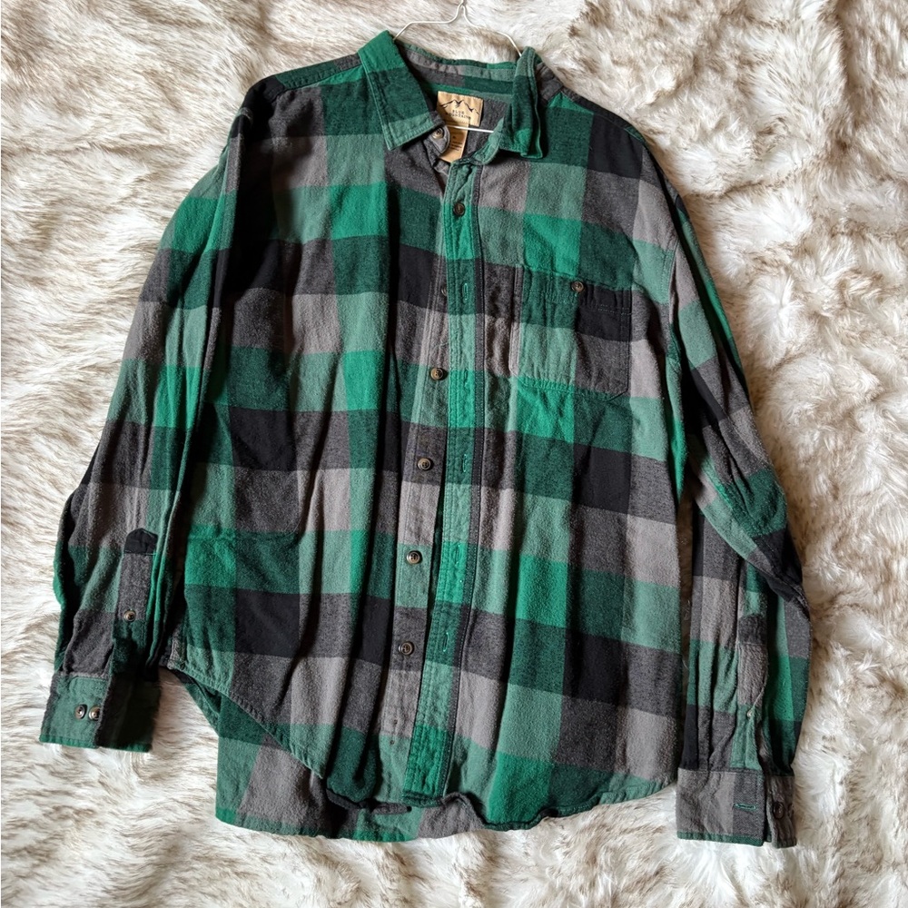 Plaid Men's Casual Button Down Shirt